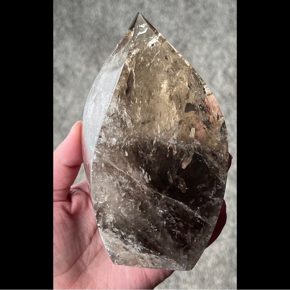 Smoky Garden Quartz Flame - Picture 3 of 17